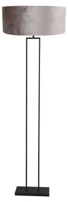 Immagine prodotto di Steinhauer - lampada da terra - Stang - nero - metallo velluto - Ø 50cm - E27 - 3847ZW
