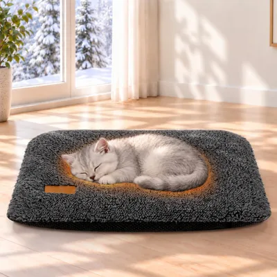 Produktbild von Selbstwärmende Katzendecke, Selbstheizende Decke für Katzen & Hunde 50x40cm