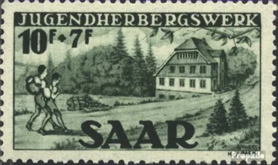Produktbild von Briefmarken Saarland 1949 Mi 263 postfrisch Jugendherbergwerk