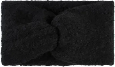 Produktbild von styleBREAKER Damen Feinstrick Stirnband mit Twist Knoten | warmes Winter Haarband mit weicher Oberfläche | elastisches Headband Ohrwärmer 15 cm breit