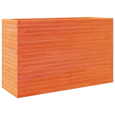 Immagine prodotto di vidaXL Fioriera marrone cera 110x40x68,5 cm in legno di pino massiccio