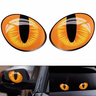 Obrázok produktu pre Nálepka mačacie oči na auto