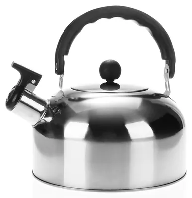 Produktbild von COM-FOUR® Teekessel 1,5 L - Camping Wasserkessel aus rostfreiem Edelstahl - Flötenkessel zum Wasserkochen - Retro Kessel