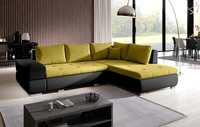 Produktbild von Santorini Ecksofa in L-Form 272 cm x 190 cm - Schlafsofa mit Bettkasten - Couch mit Stauraum und Kissen - Sofa mit Schlaffunktion Farbe: Wie auf dem ersten Bild