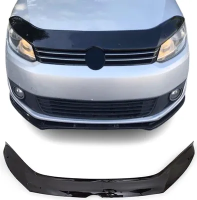 Produktbild von Motorhaube Deflektor Insekten Steinschlagschutz für VW Caddy 2010-2015 Dunkel