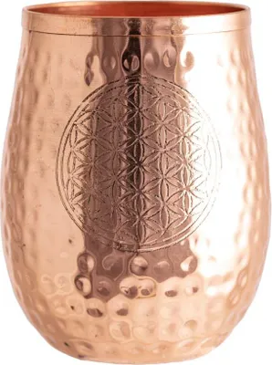 Image de Gobelet en cuivre "Fleur de vie".