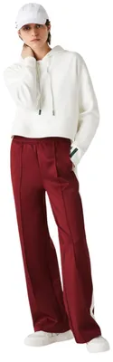 Immagine prodotto di Pantaloni da jogging da donna Lacoste, con righe, color bordeaux, taglia XS