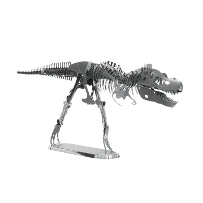 Obrázok produktu pre Fascinácie - Kovový pozemský dinosaurus, laserom vyrezávaná 3D stavebnica, 2 kovové dosky, od 14 rokov... (Tyrannosaurus Rex)