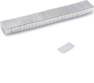 Produktbild von Neodym Magnete 10 x 5 x 1 mm N38 Quader Case - 10 Stück, Extrem stark, Magnettafeln, Kühlschränke, Whiteboards, DIY