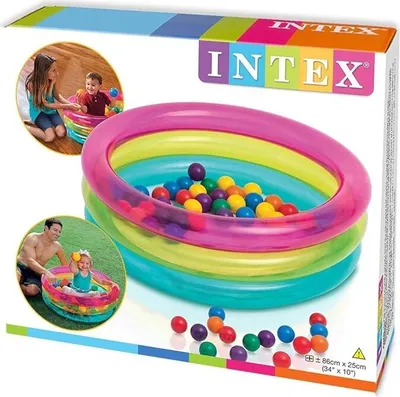 Obrázek produktu pro Nafukovací hřiště kruh Intex 48674 +50míčků