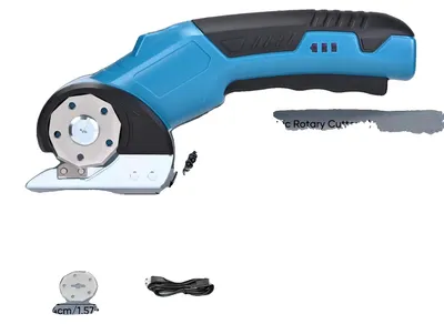 Obrázek produktu pro Elektrický rotační zastřihávač, bezdrátový provoz, ergonomický design, modrá barva