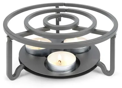 Zdjęcie produktu dla Podgrzewacz do czajnika - metal - 16,5 cm - szary