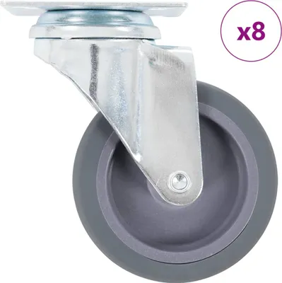 Zdjęcie produktu dla vidaXL 8 szt. Kółka skrętne 75 mm