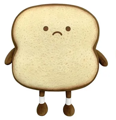 Immagine prodotto di Cuscino a forma di toast con piume - Divertente cuscino giocattolo per la decorazione