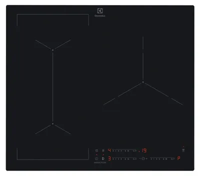 Image de Table de cuisson induction 60cm 3 feux 7400w - Electrolux - MIV63346IT - série 600
