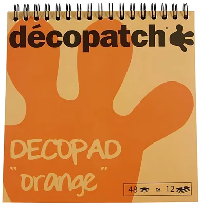 Produktbild von Décopatch Decopad, Abbildung, Orange, 48 Blätter, Universal