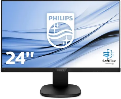 Obrázek produktu pro Philips S Line Monitor LCD s technologií SoftBlue 243S7EHMB/00, 60,5 cm (23.8"), 1920 x 1080 px, Full HD, LED, 5 ms, Černá