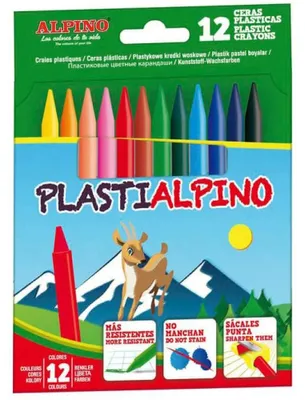 Productafbeelding van Alpino PA000012, 12 stuks, Meerkleurig, Meerkleurig, Rond, Hangverpakking, 280 mm