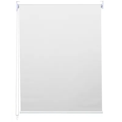 Produktbild von Rollo HWC-D52, Fensterrollo Seitenzugrollo Jalousie, 120x230cm Sonnenschutz Verdunkelung blickdicht  weiß