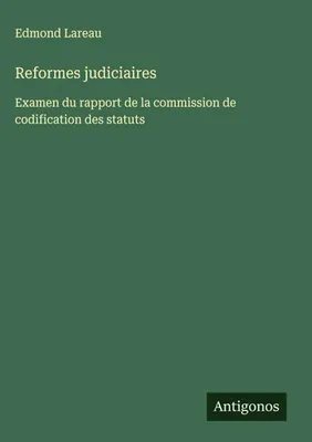 Produktbild von Reformes judiciaires