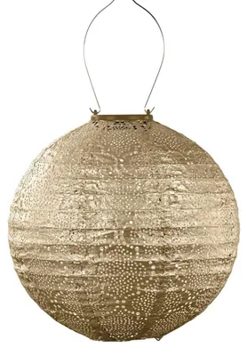 Immagine prodotto di Lanterna solare Bazaar Rotonda - 30 cm - Oro
