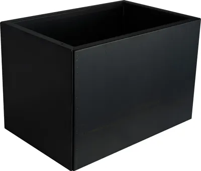 Produktbild von Pflanzkübel schwarz 60 x 40 x 40 cm - Blumenkasten