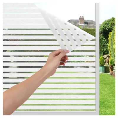 Fensterfolie statisch haftend Streifenmuster 44,5x200 cm Sichtschutz