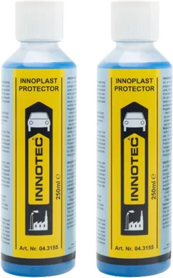 Immagine prodotto di 2 pezzi INNOTEC Innoplast Protector 250 ml – Spray per la cura della plastica e della gomma rimuove lo sporco, cura e protegge le superfici – per auto, mobili da giardino