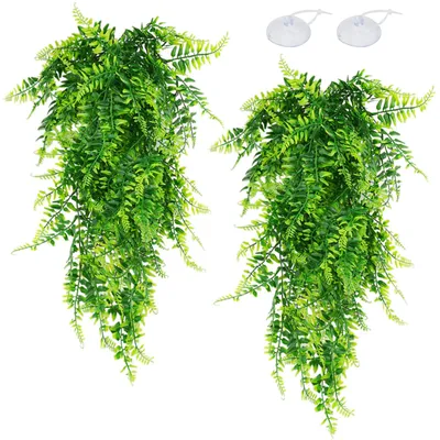 Productafbeelding van Reptielenplanten, 2 kunstmatige hangplanten voor terrarium