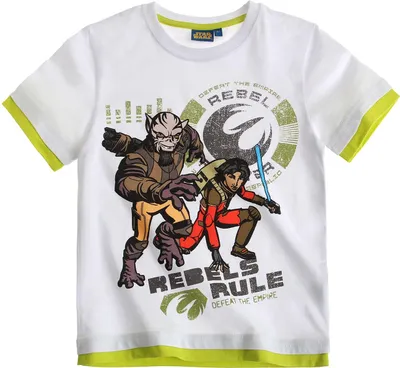 Produktbild von Star Wars Rebels T-Shirt Weiß Kids Größe 110 – Cooles Kinder-Shirt