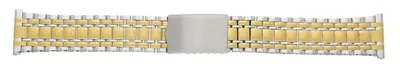 Produktbild von JuwelmaLux Uhrenband mattiert, poliert, PVD Beschichtet Bicolor JL30-10-5080 20 mm