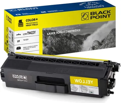 Zdjęcie produktu dla Toner Black Point kompatybilny z TN-423Y – żółty – do urządzeń Brother MFC L8690CDW, L8900CDW, DCP L8410CDW, HL, L8260CDW, L8360CDW – certyfikat