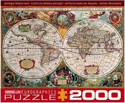 Image de EUROGRAPHICS Puzzle Carte du monde antique 2000 pièces