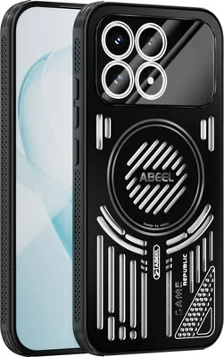 Obrázek produktu pro Magnetické pouzdro pro Xiaomi Poco F8 Pro/Redmi K90 hliníkové nárazuvzdorné ochranné pouzdro s odvodem tepla a fólií na čočku Černá