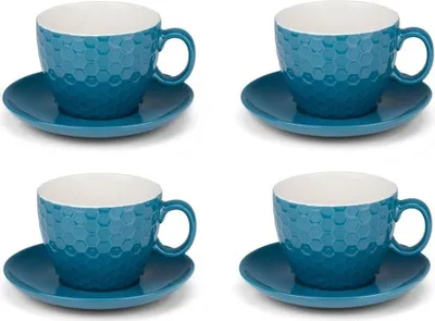 Immagine prodotto di Tazze e piattini da cappuccino ALPINA set 8 pezzi rosa ED-224852ruzo