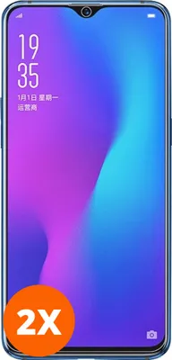 Produktbild von Mobigear 4.99 OPPO RX17 Pro Panzerglas Gehärtetes Glas Displayschutz - Hüllenfreundlich (2er Pack)