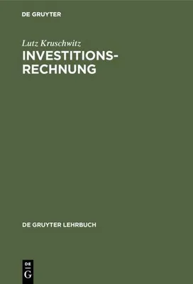 Produktbild von Investitionsrechnung