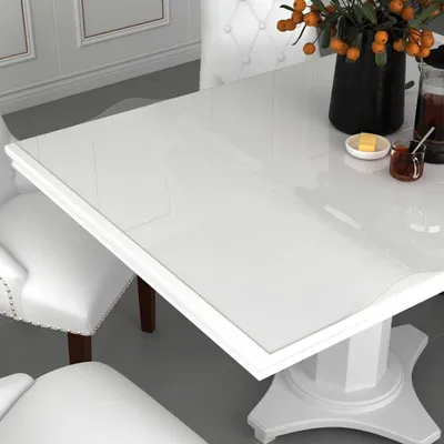 Produktbild von vidaXL Tischfolie Transparent 70x70 cm 1,6 mm PVC