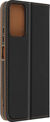 Produktbild von Avizar, Hülle für Xiaomi Redmi Note 12S Echtleder Kartenhalter, Schwarz