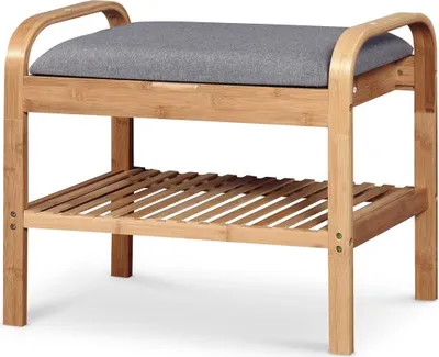 Obrázek produktu pro Halmar Botník s lavicí ST12 - přírodní/šedá