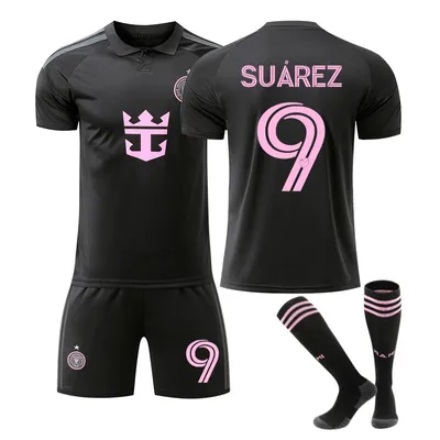 Produktbild von "#9 SUÁREZ 26-27 Inter Miami away game football jersey for Kids and Adults SIZE: 16"