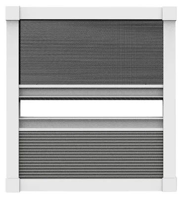 Produktbild von Nematek® Fliegengitter DUO-Plissee für Dachfenster Insektenschutz Dachfensterplissee in verschiedenen Größen