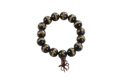 Produktbild von Armband Shaolin mit Ornamenten schwarz