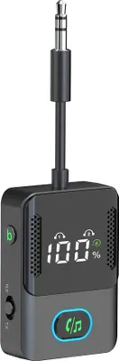 Produktbild von INF Bluetooth 5.3 Transmitter Empfänger, 2-in-1 Auto Adapter mit langer Akkulaufzeit