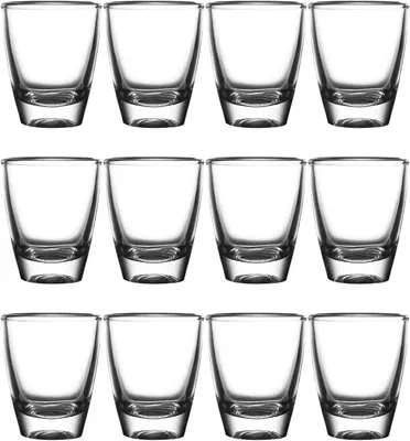 Imagen del producto de Vasos pequeños y resistentes, de 30 ml, paquete de 12 unidades, ideales para fiestas