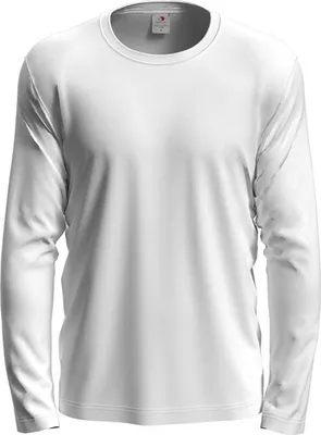 Produktbild von Stedman ST2500 | Classic Long Sleeve Herren T-Shirt - Farbe: White - Größe: M