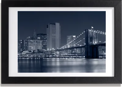 Produktbild von Bild 30x20 MDF-Rahmen, Wandkunst Manhattan New York City