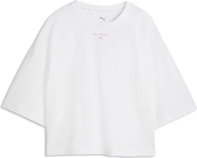 Produktbild von Puma X Hyrox Lifestyle Cropped Kurzarm-t-shirt Weiß S Frau Weiß S