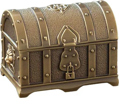 Produktbild von Famanu Schmuckaufbewahrungsbox - Antike Schmuckkiste mit Halter für Ringe und Ohrringe