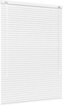Produktbild von JALOUSIESCOUT LightLess Aluminium-Jalousie, 25 mm, verdunkelnd, 70 x 220 cm, weiß matt ohne Bohren, für Fenster & Türen, blackout, Energieeffizient & schallreduzierend, Blicken und Blendlicht